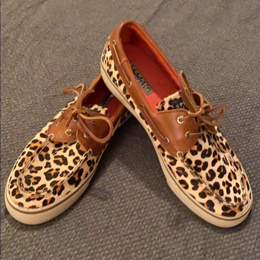 Leopard Print Sperry Top-Siders